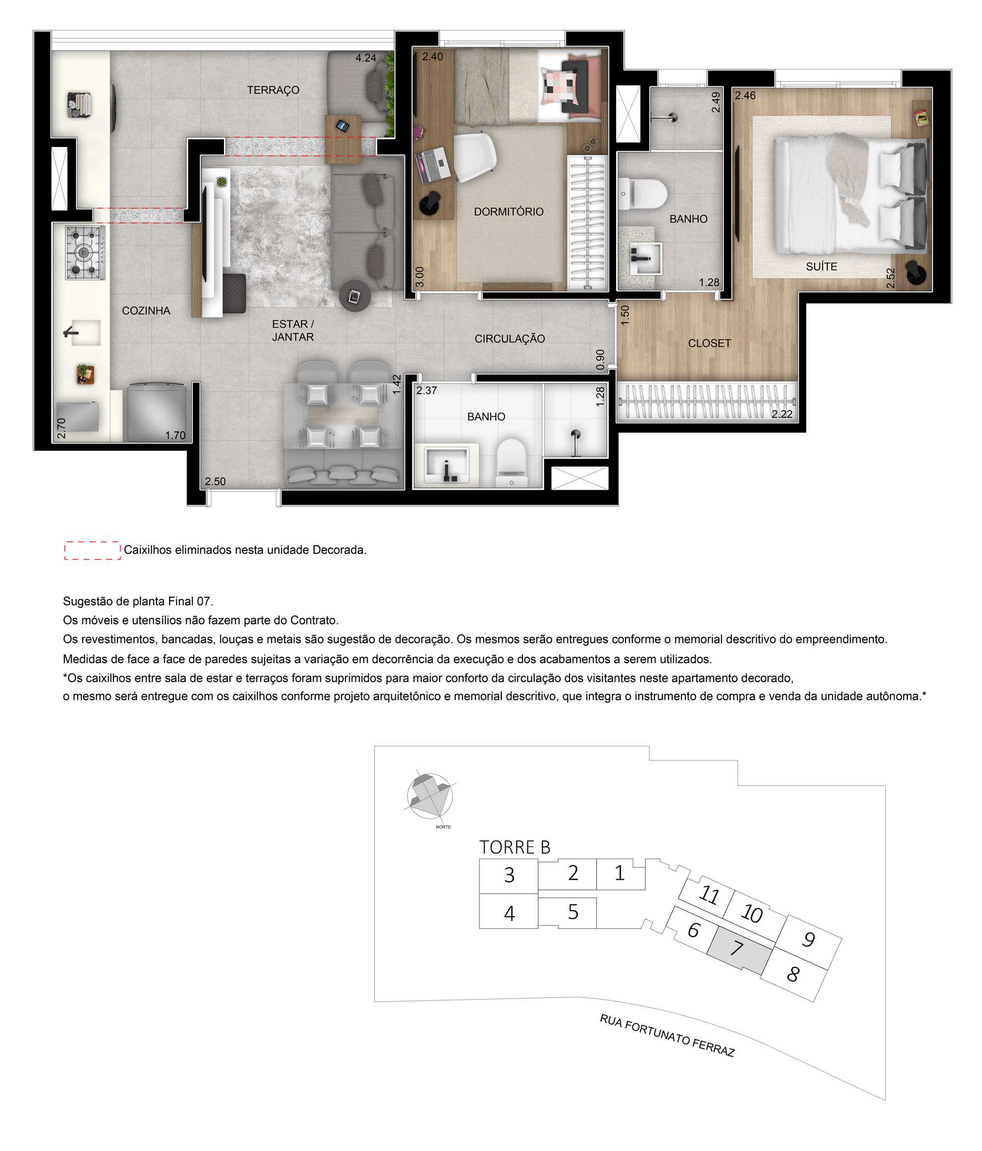 Planta - Caminhos da Lapa Elo Duo: Viva no Bairro Planejado Mais Desejado da Zona Oeste – Pronto para Morar! 🌳 - Investimoveis