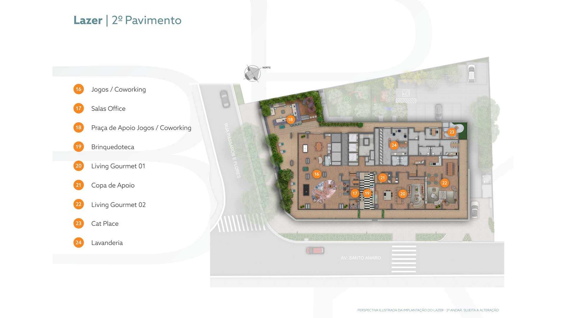 Planta - STUDIO 3.90: Viva a Amplitude no Coração do Brooklin – 300m do Metrô! - Investimoveis
