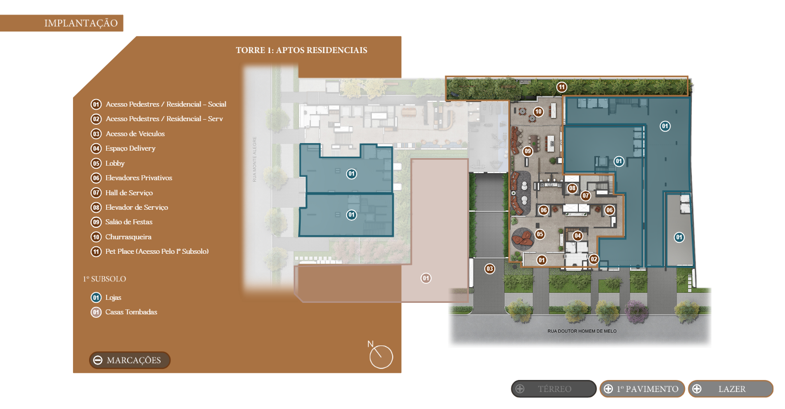 Planta - O ÚLTIMO ENDEREÇO de Alto Luxo: Seu Apartamento de 224m² no Coração de Perdizes - Investimoveis